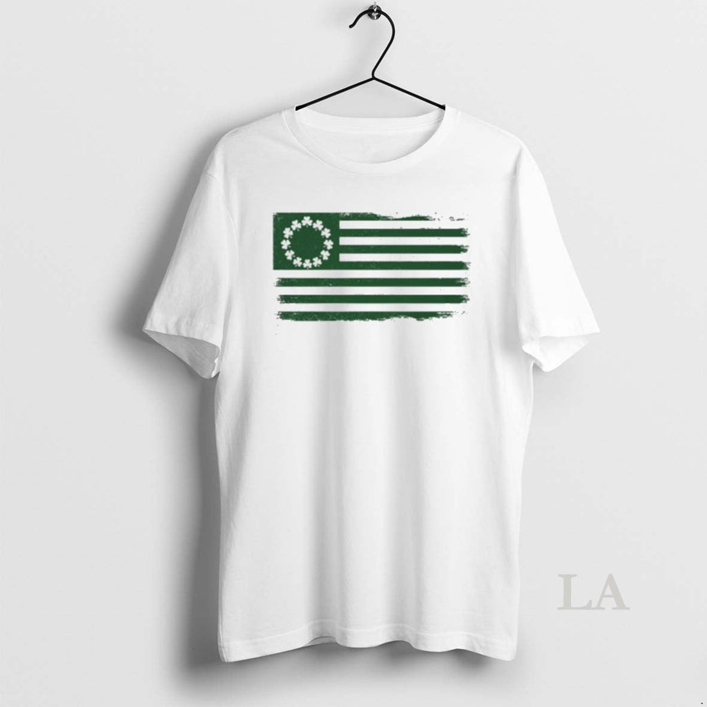 Original Betsy Ross Shamrock Flag - Adult & Kids T-Shirts, Sweatshirts & Hoodies apparel design preview 1