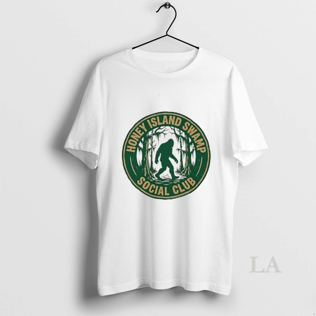Original Bigfoot Honey Island Swamp Social Club - Adult & Kids T-Shirts, Sweatshirts & Hoodies apparel design preview 1