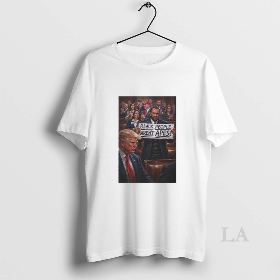 Original Black People Arent Apes Anti Trump - Adult & Kids T-Shirts, Sweatshirts & Hoodies apparel design preview 1