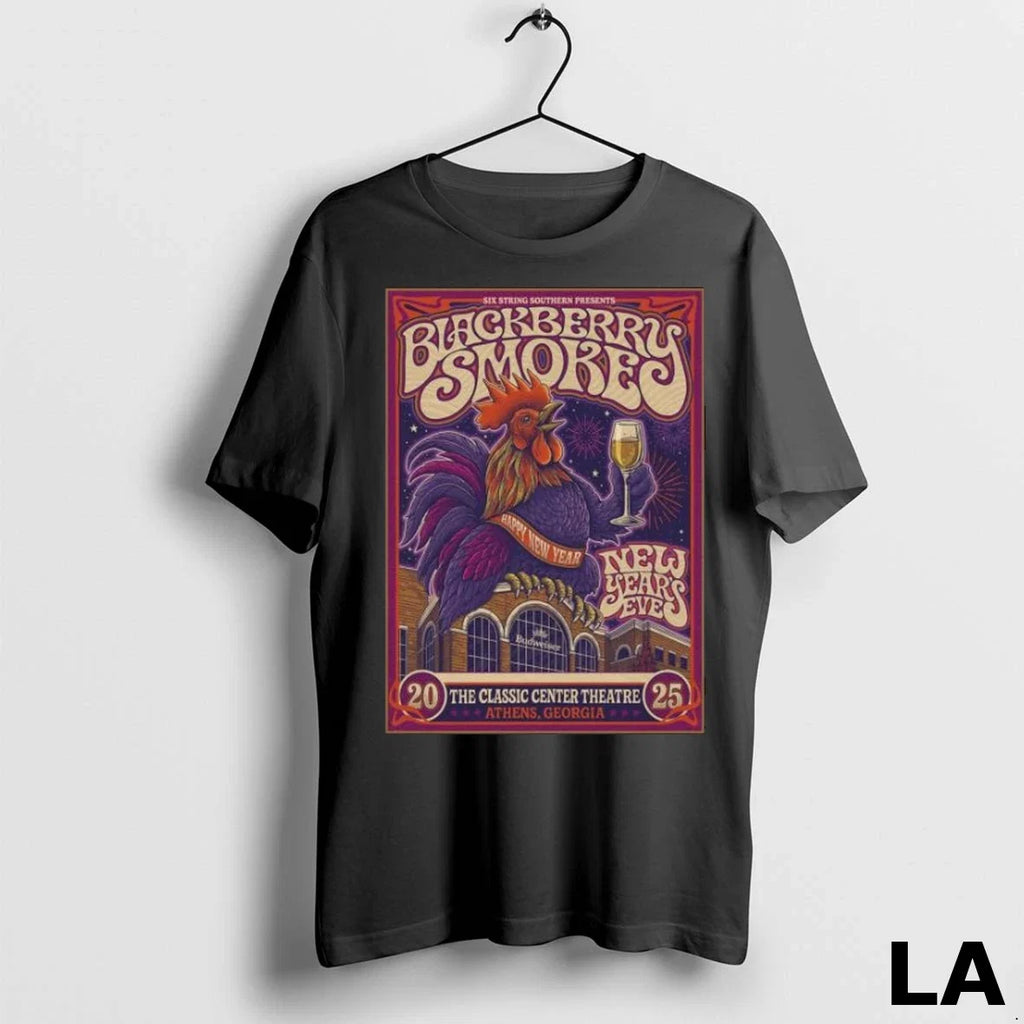 Original Blackberry Smoke Nye Tour Athens Georgia - Adult & Kids T-Shirts, Sweatshirts & Hoodies apparel design preview 1