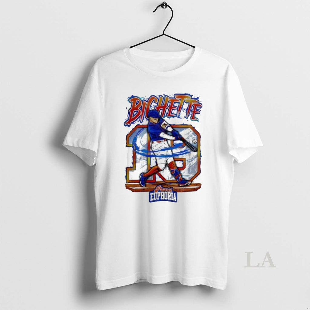 Original Bo Bichette New York Mets Hand Drawn Artwork - Adult & Kids T-Shirts, Sweatshirts & Hoodies apparel design preview 1