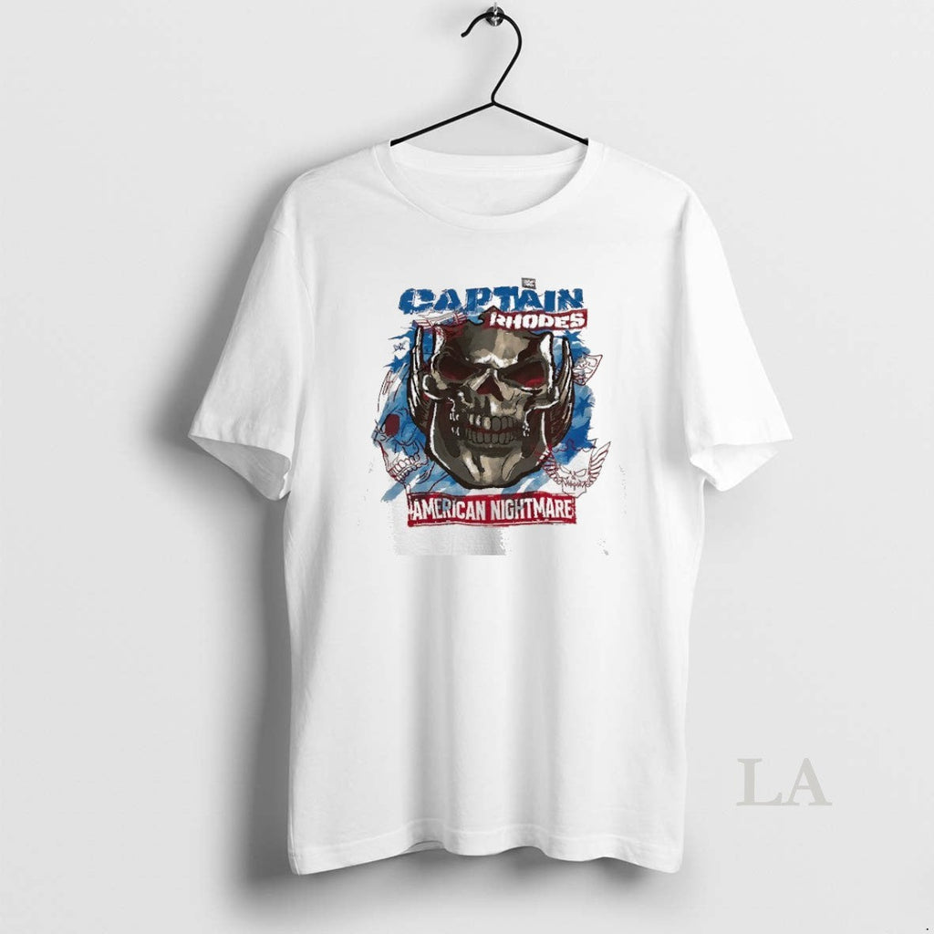 Original Captain Cody Rhodes American Nightmare Skull - Adult & Kids T-Shirts, Sweatshirts & Hoodies apparel design preview 1