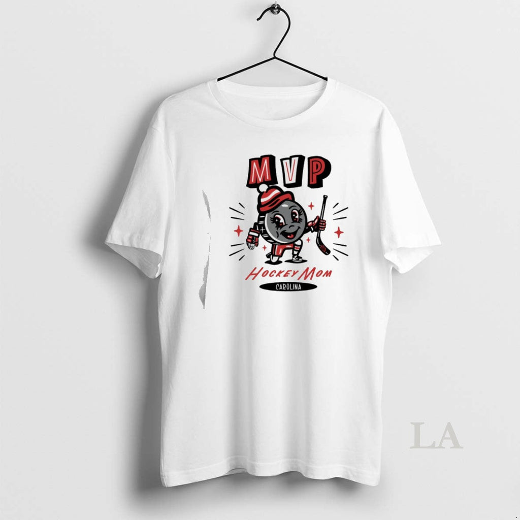 Original Carolina Hurricanes 2025 Mvp Hockey Mom - Adult & Kids T-Shirts, Sweatshirts & Hoodies apparel design preview 1