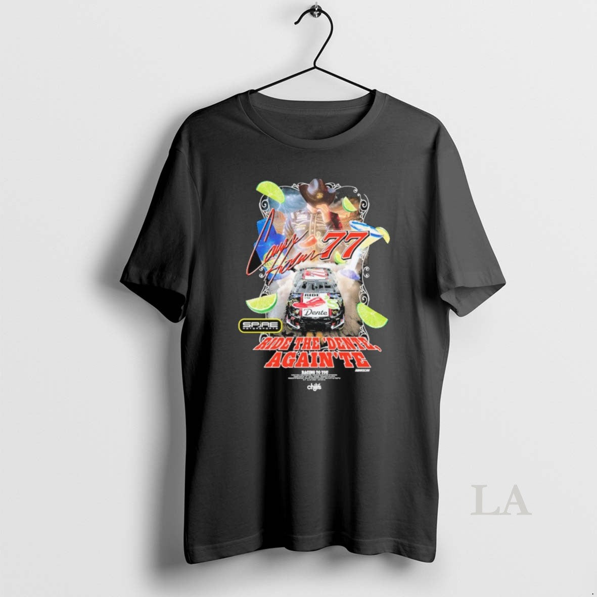 Original Carson Hocevar Spire Motorsports Chilis Ride - Adult & Kids T-Shirts, Sweatshirts & Hoodies apparel design preview 1