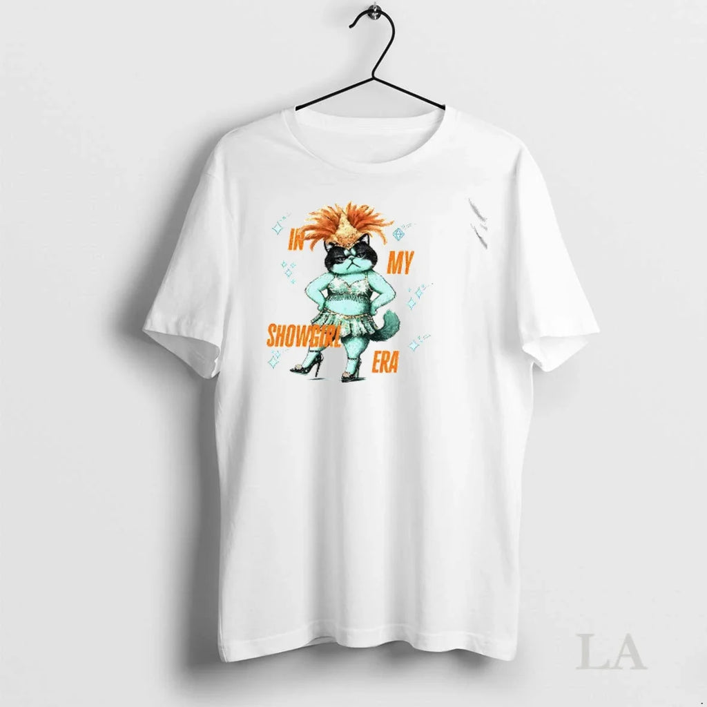Original Cat Oliva In My Showgirl Era 1 - Adult & Kids T-Shirts, Sweatshirts & Hoodies apparel design preview 1