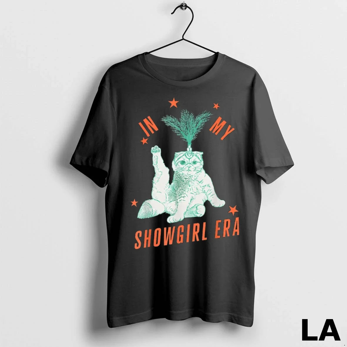 Original Cat In Showgirl Costume Retro Humor - Adult & Kids T-Shirts, Sweatshirts & Hoodies apparel design preview 1