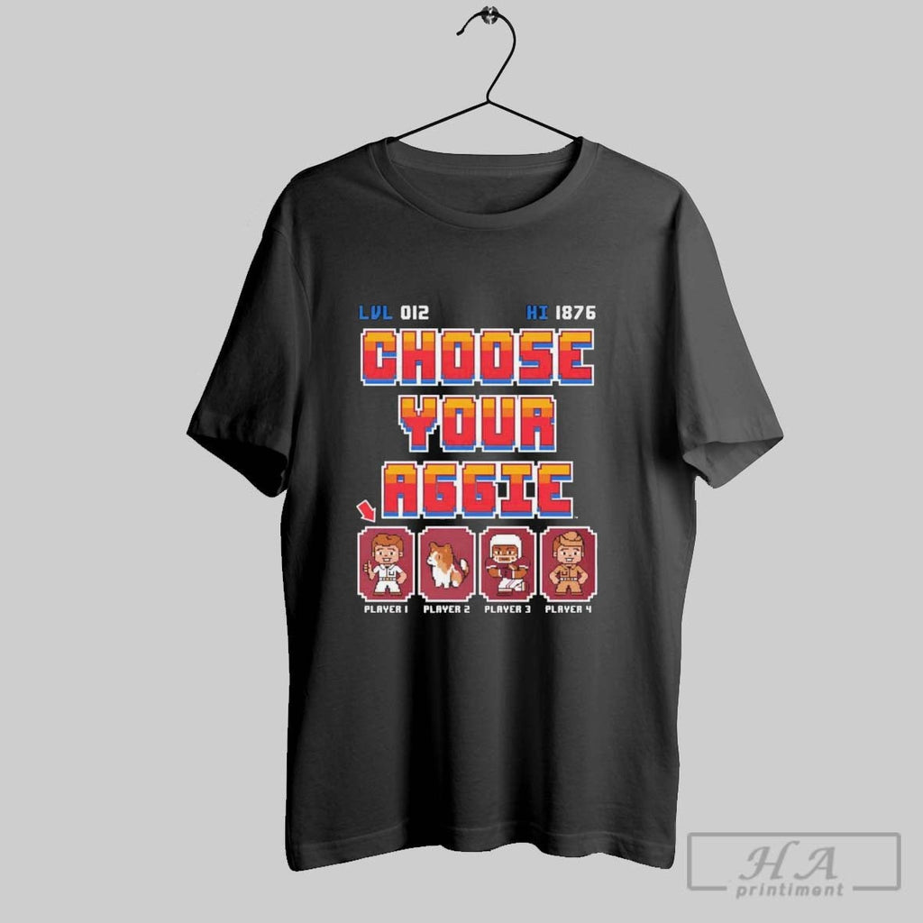 Original Choose Your Aggie Player - Adult & Kids T-Shirts, Sweatshirts & Hoodies apparel design preview 1