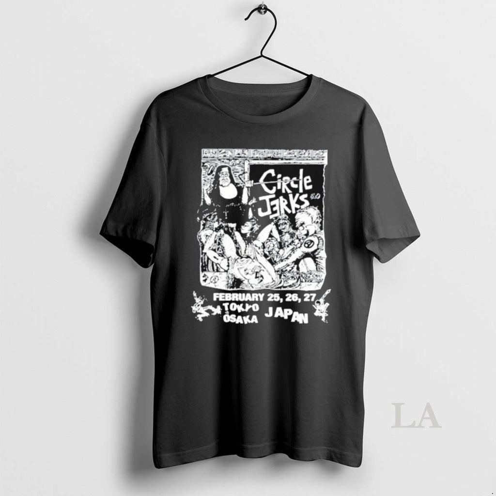 Original Circle Jerks Classroom Tokyo Japan Feb 25 27 - Adult & Kids T-Shirts, Sweatshirts & Hoodies apparel design preview 1