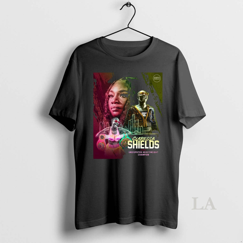 Original Claressa Shields Undisputed Heavyweight - Adult & Kids T-Shirts, Sweatshirts & Hoodies apparel design preview 1