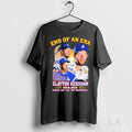 Original Clayton Kershaw End Of An Era 2008 2025 - Adult & Kids T-Shirts, Sweatshirts & Hoodies apparel design preview 1