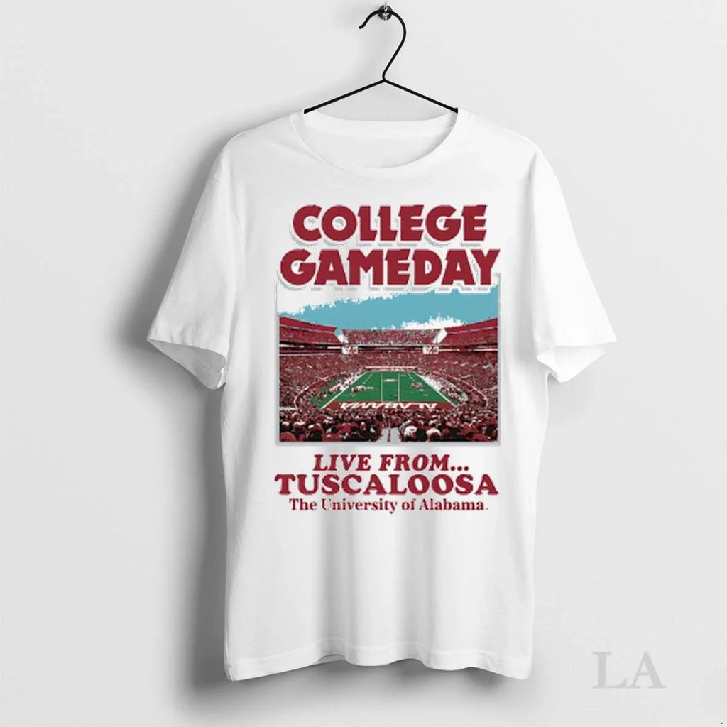 Original College Gameday Live From The University Of - Adult & Kids T-Shirts, Sweatshirts & Hoodies apparel design preview 1