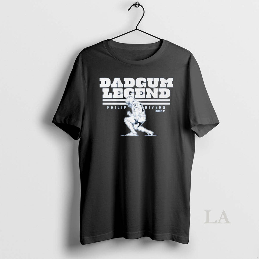 Original Colts Philip Rivers Dadgum Legend - Adult & Kids T-Shirts, Sweatshirts & Hoodies apparel design preview 1