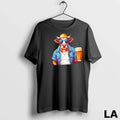 Original Cool Beer Cow Animal Drinking - Adult & Kids T-Shirts, Sweatshirts & Hoodies apparel design preview 1