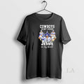 Original Cowboys My Veins Jesus Heart Player Collage - Adult & Kids T-Shirts, Sweatshirts & Hoodies apparel design preview 1
