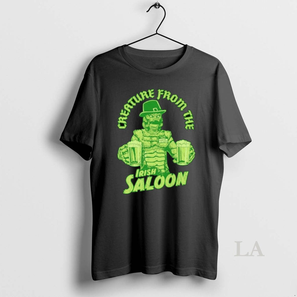 Original Creature From The Irish Saloon Long Sleve - Adult & Kids T-Shirts, Sweatshirts & Hoodies apparel design preview 1