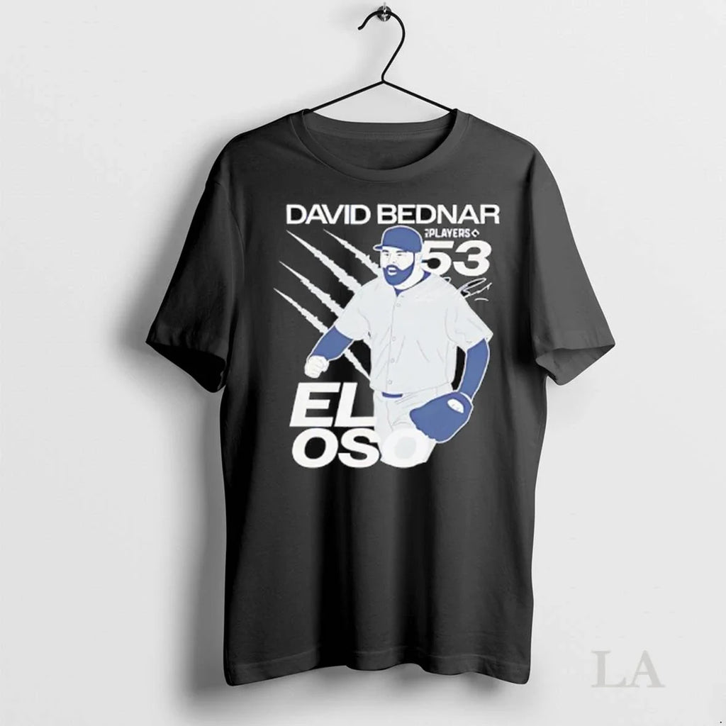 Original David Bednar El Oso Number 53 Signature - Adult & Kids T-Shirts, Sweatshirts & Hoodies apparel design preview 1