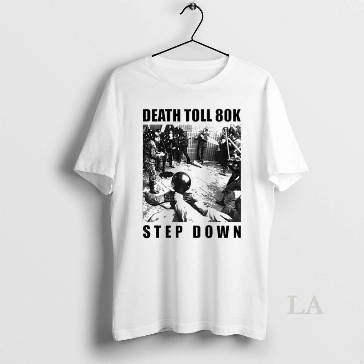 Original Death Toll 80k Step Down - Adult & Kids T-Shirts, Sweatshirts & Hoodies apparel design preview 1