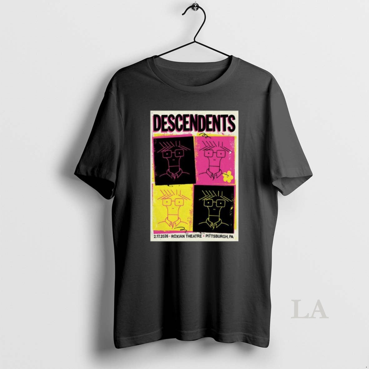 Original Descendents Event Pittsburgh Pa On Feb 17 - Adult & Kids T-Shirts, Sweatshirts & Hoodies apparel design preview 1