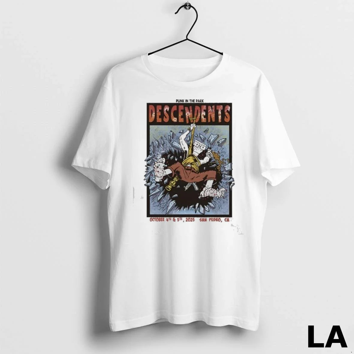 Original Descendents October 4 5 2025 San Pedro Ca - Adult & Kids T-Shirts, Sweatshirts & Hoodies apparel design preview 1