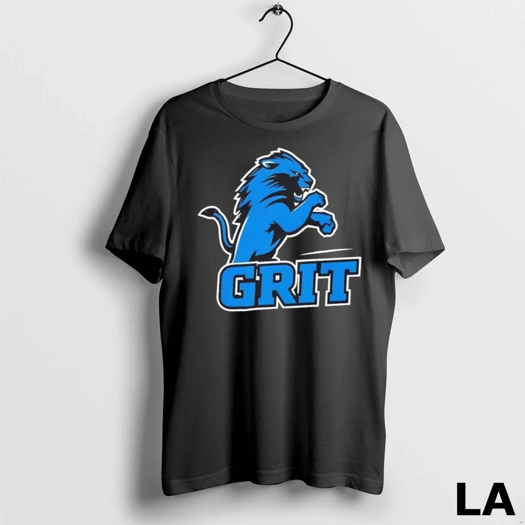 Original Detroit Lions Football Grit Logo - Adult & Kids T-Shirts, Sweatshirts & Hoodies apparel design preview 1