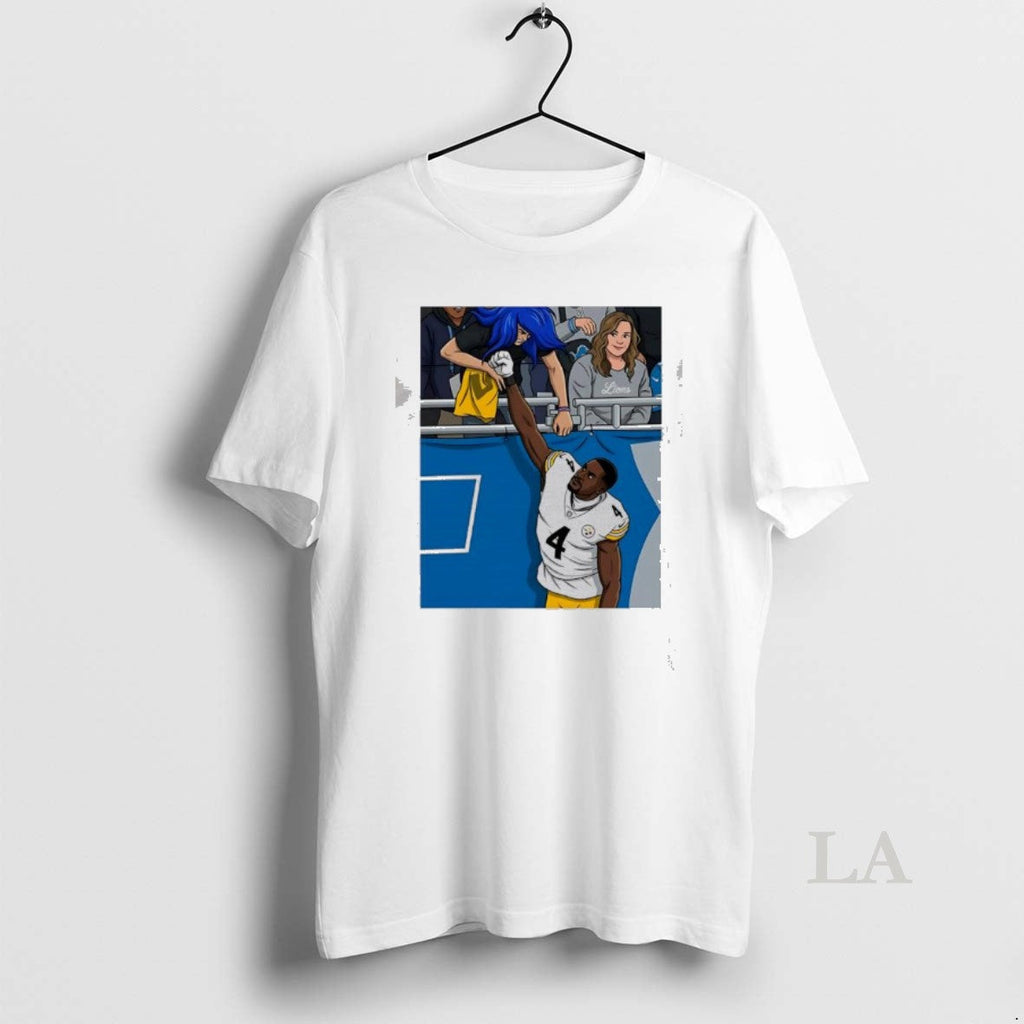 Original Dk Metcalf Punched Detroit Art Picture - Adult & Kids T-Shirts, Sweatshirts & Hoodies apparel design preview 1