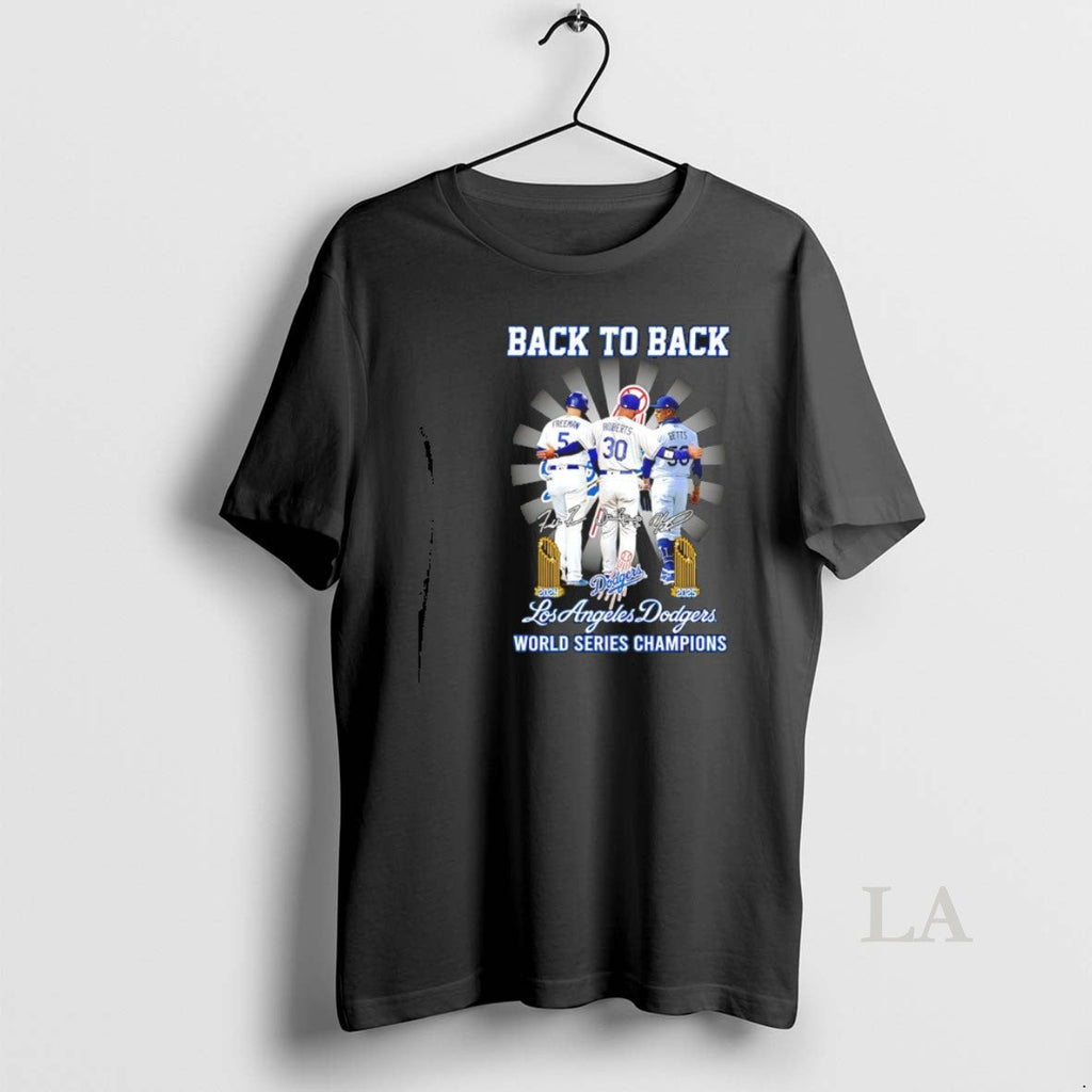 Original Dodgers Freeman Roberts Betts Back 24 25 - Adult & Kids T-Shirts, Sweatshirts & Hoodies apparel design preview 1