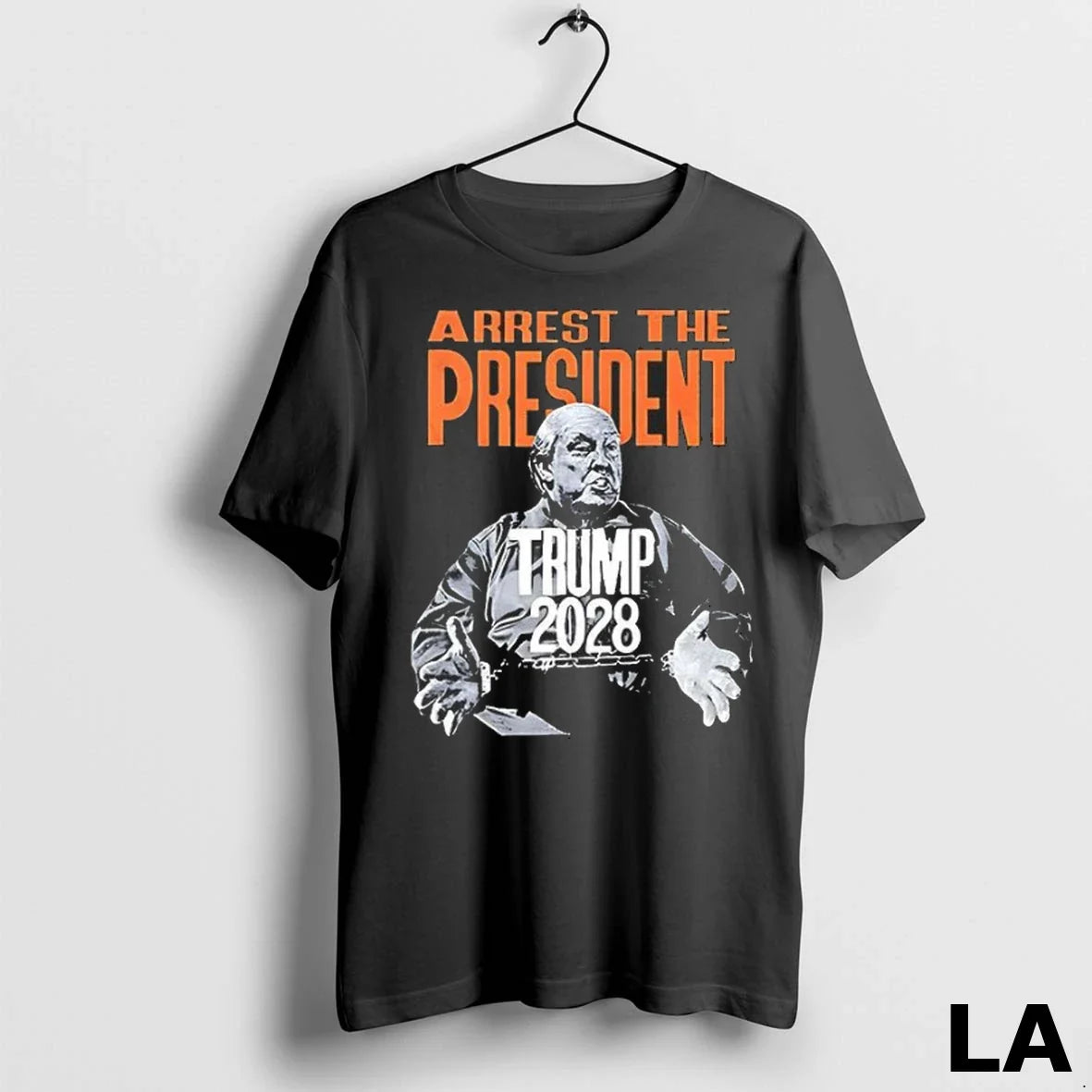 Original Donald Trump Bald Lock Him Up Illustration - Adult & Kids T-Shirts, Sweatshirts & Hoodies apparel design preview 1