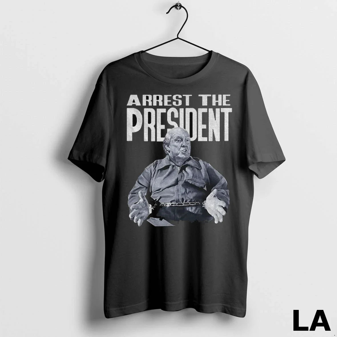 Original Donald Trump Bald Lock Him Up Illustration - Adult & Kids T-Shirts, Sweatshirts & Hoodies apparel design preview 1