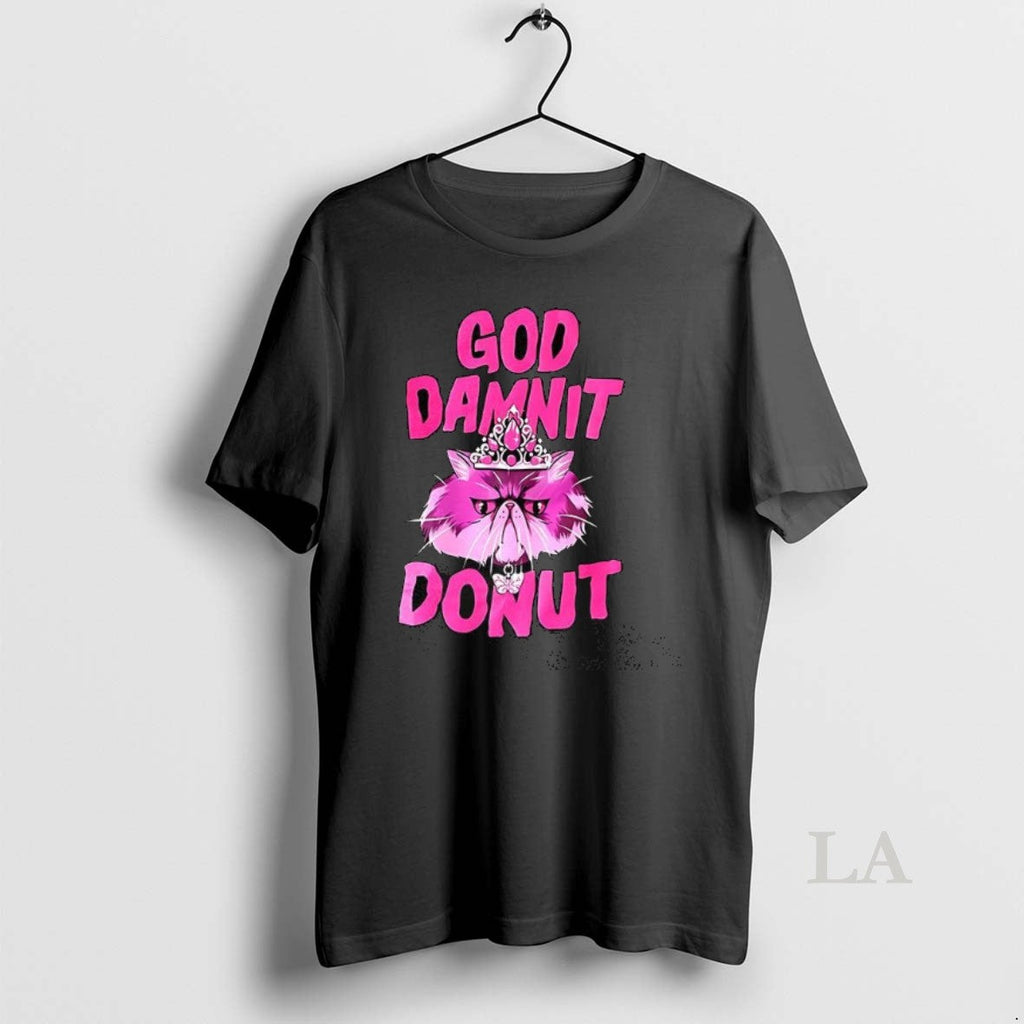 Original Donut Cat God Damnit - Adult & Kids T-Shirts, Sweatshirts & Hoodies apparel design preview 1