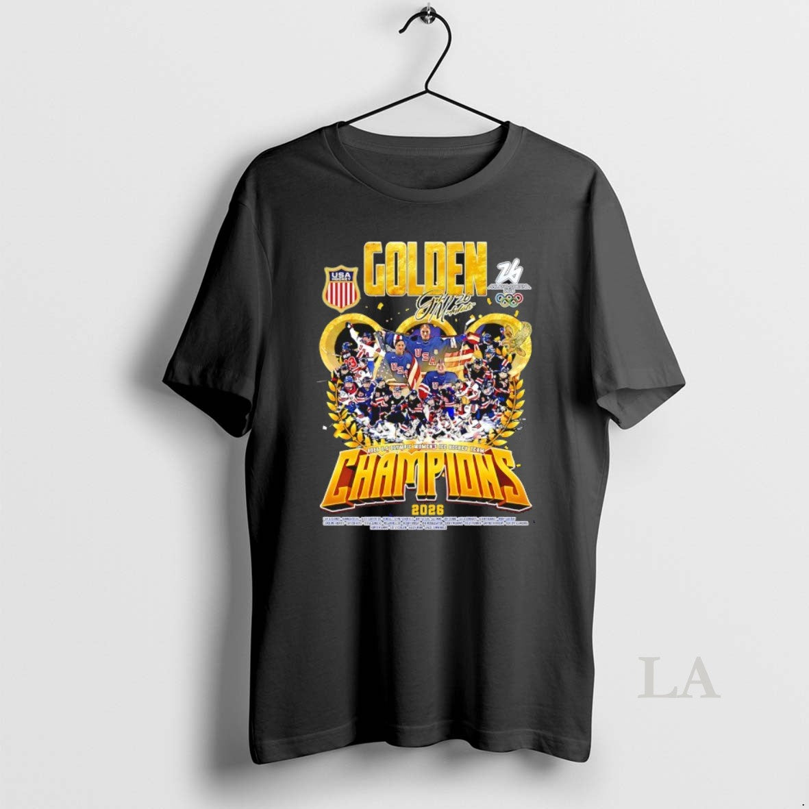 Original Double Gold Medalists 2026 U S - Adult & Kids T-Shirts, Sweatshirts & Hoodies apparel design preview 1