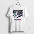 Original Dream On Usa Hockey Champs - Adult & Kids T-Shirts, Sweatshirts & Hoodies apparel design preview 1