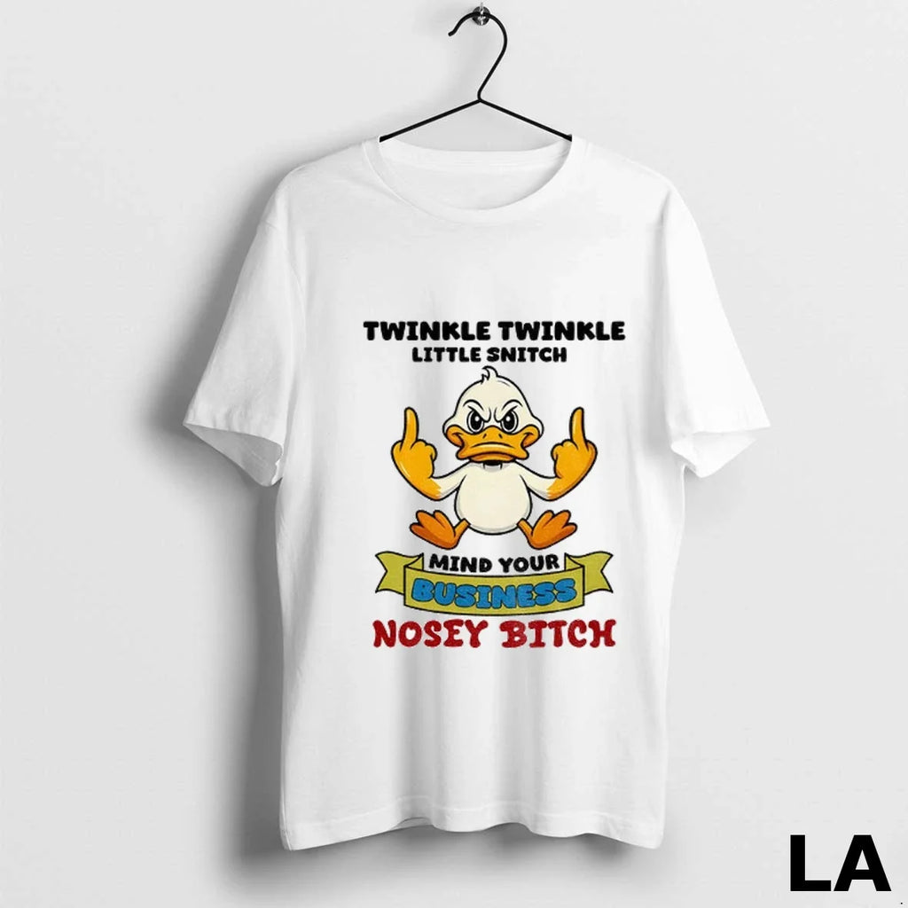Original Duck Middle Finger Twinkle Little Snitch - Adult & Kids T-Shirts, Sweatshirts & Hoodies apparel design preview 1
