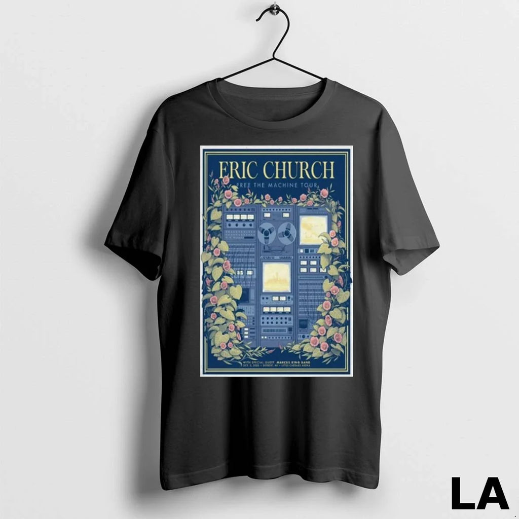 Original Eric Church Little Caesars Arena Oct 2 2025 - Adult & Kids T-Shirts, Sweatshirts & Hoodies apparel design preview 1