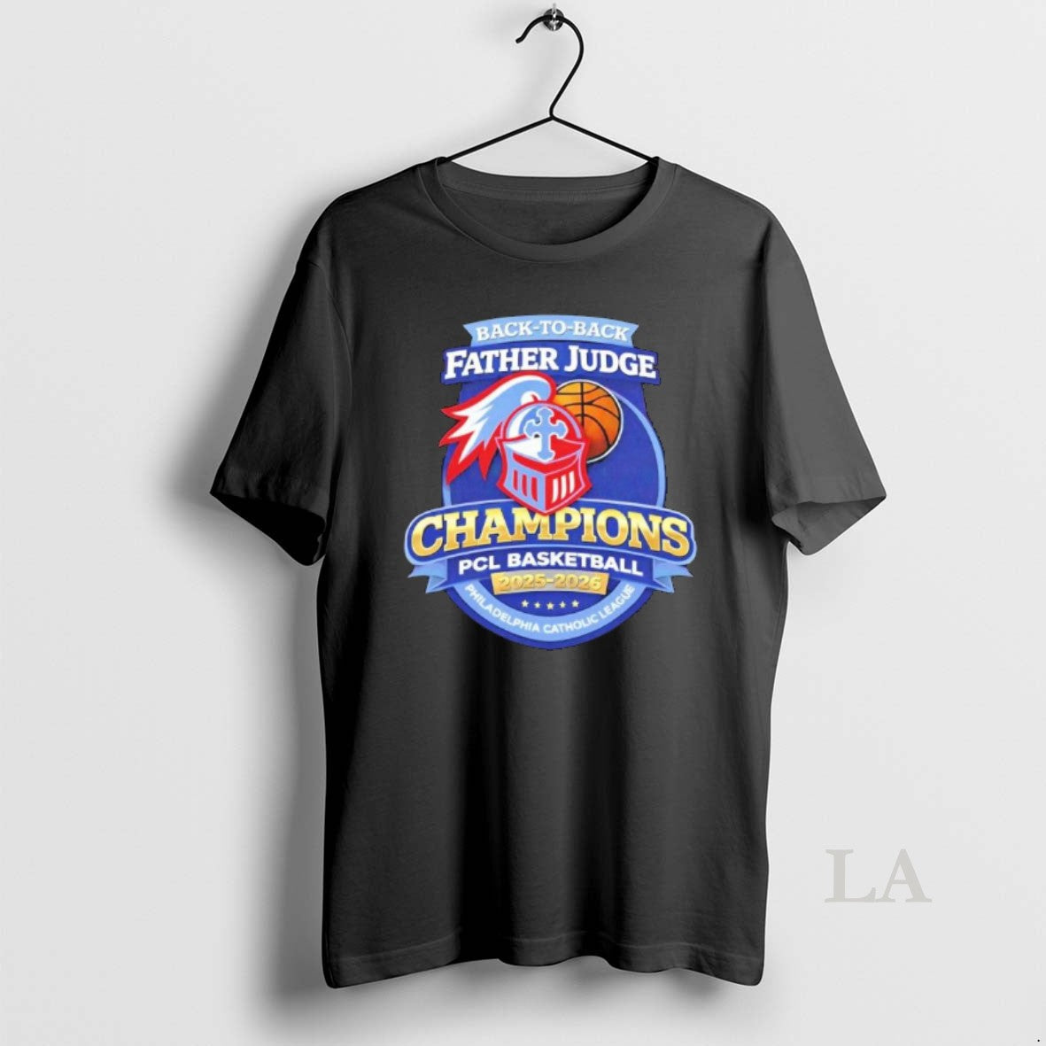Original Father Judge Basketball Back To Pcl Catholic - Adult & Kids T-Shirts, Sweatshirts & Hoodies apparel design preview 1