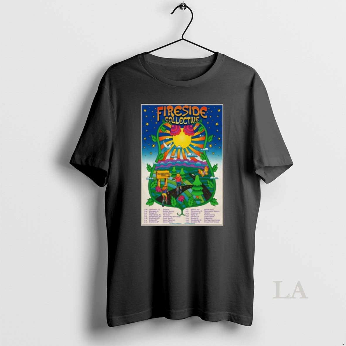 Original Fireside Collective Spring 2026 Tour Long - Adult & Kids T-Shirts, Sweatshirts & Hoodies apparel design preview 1