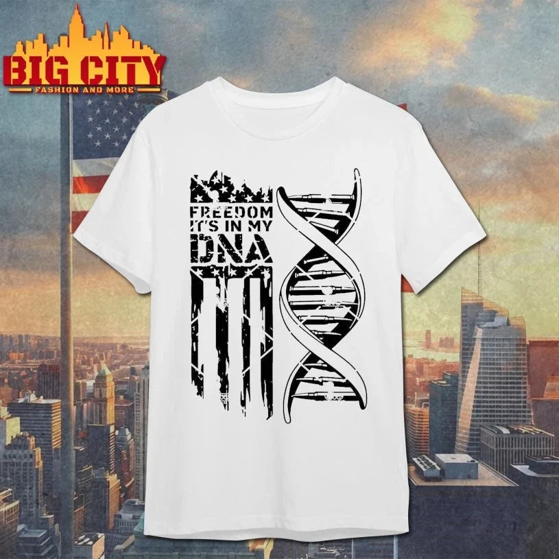 Original Freedom It's In My DNA - Adult & Kids T-Shirts, Sweatshirts & Hoodies apparel design preview 1