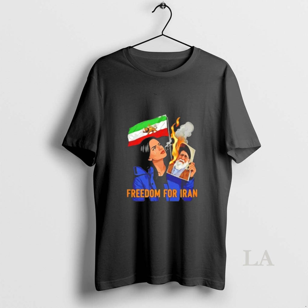 Original Freedom For Iran Protest Lion And Sun - Adult & Kids T-Shirts, Sweatshirts & Hoodies apparel design preview 1