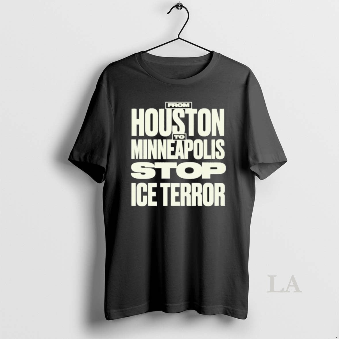 Original Houston Minneapolis Stop Ice Terror - Adult & Kids T-Shirts, Sweatshirts & Hoodies apparel design preview 1