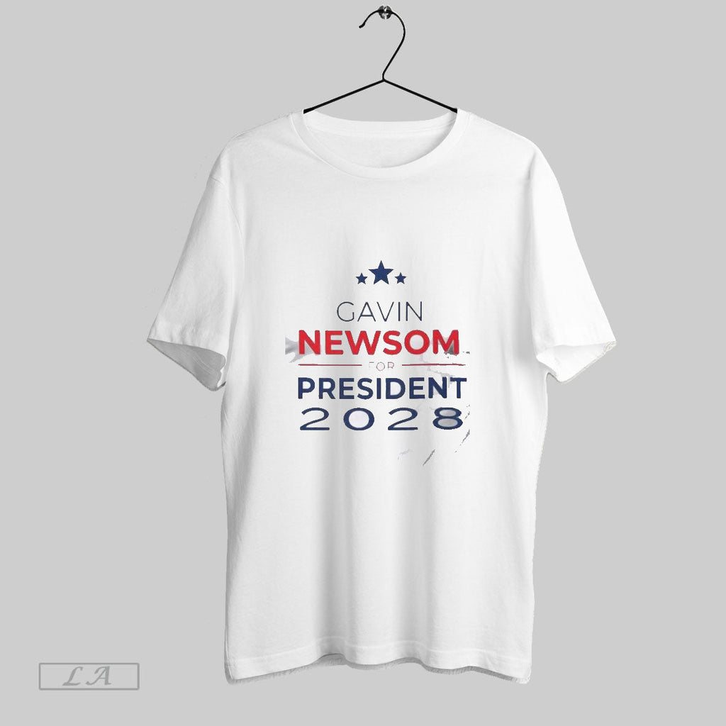 Original Gavin Newsom For President 2028 - Adult & Kids T-Shirts, Sweatshirts & Hoodies apparel design preview 1
