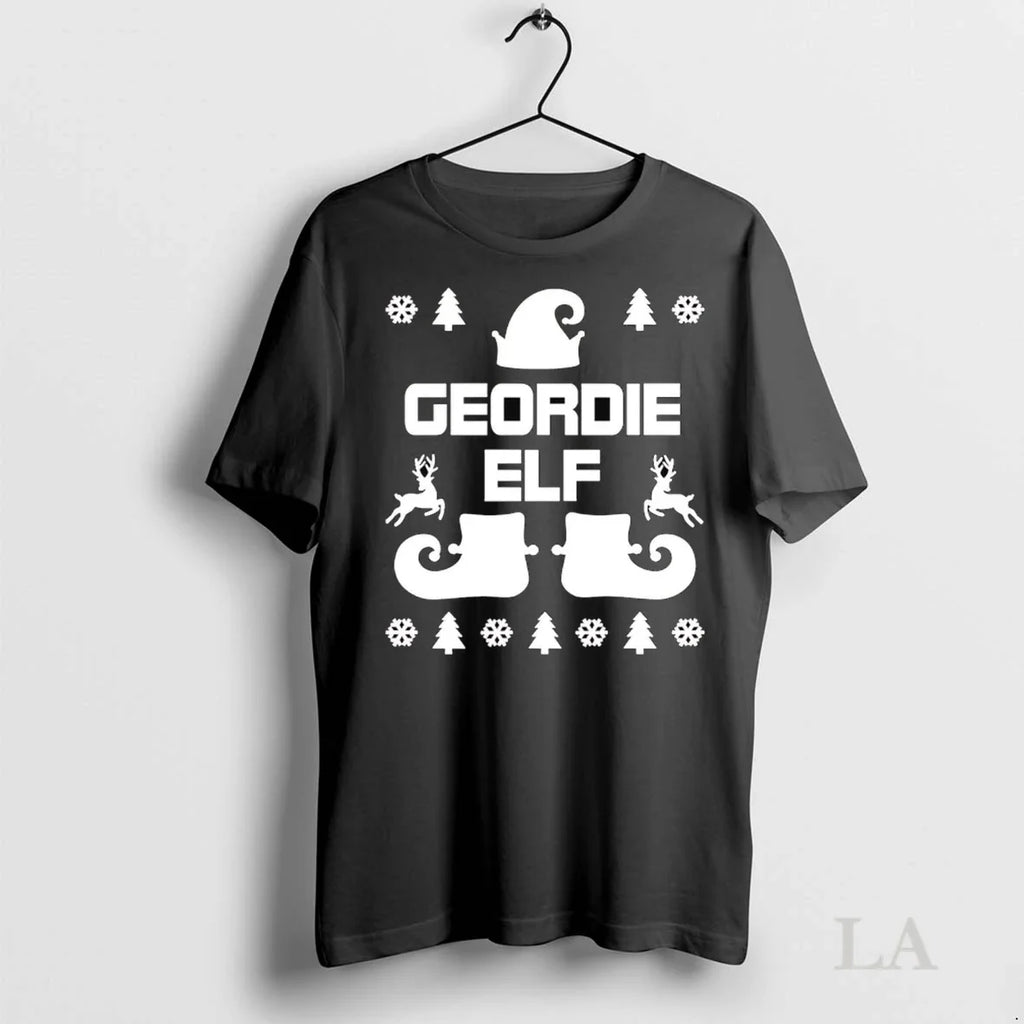 Original Geordie Elf Christmas - Adult & Kids T-Shirts, Sweatshirts & Hoodies apparel design preview 1