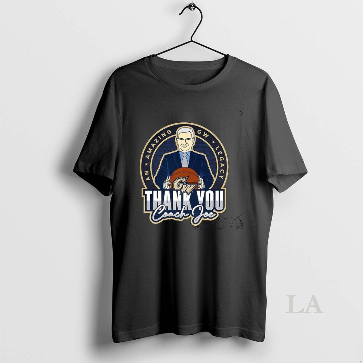 Original George Washington Basketball Thank You Coach - Adult & Kids T-Shirts, Sweatshirts & Hoodies apparel design preview 1
