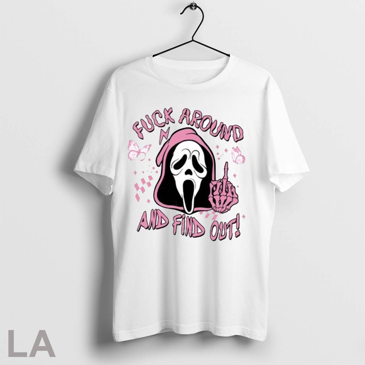 Original Ghostface Fuck Around And Find Out Horror - Adult & Kids T-Shirts, Sweatshirts & Hoodies apparel design preview 1