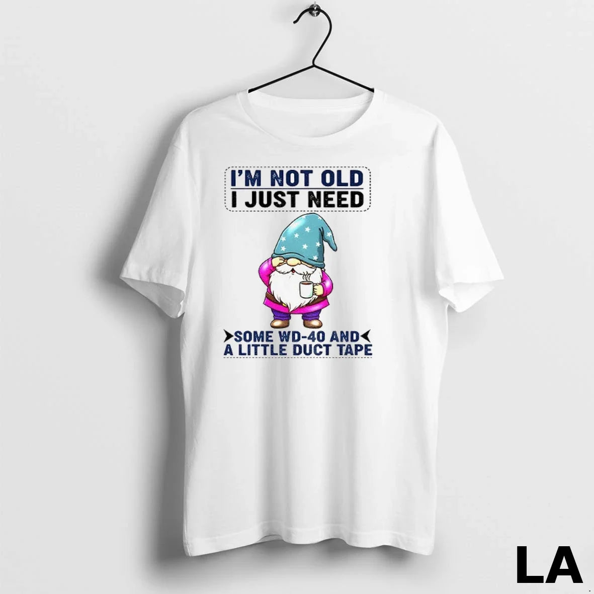 Original Gnome Im Not Old I Just Need Some Wd 40 And - Adult & Kids T-Shirts, Sweatshirts & Hoodies apparel design preview 1