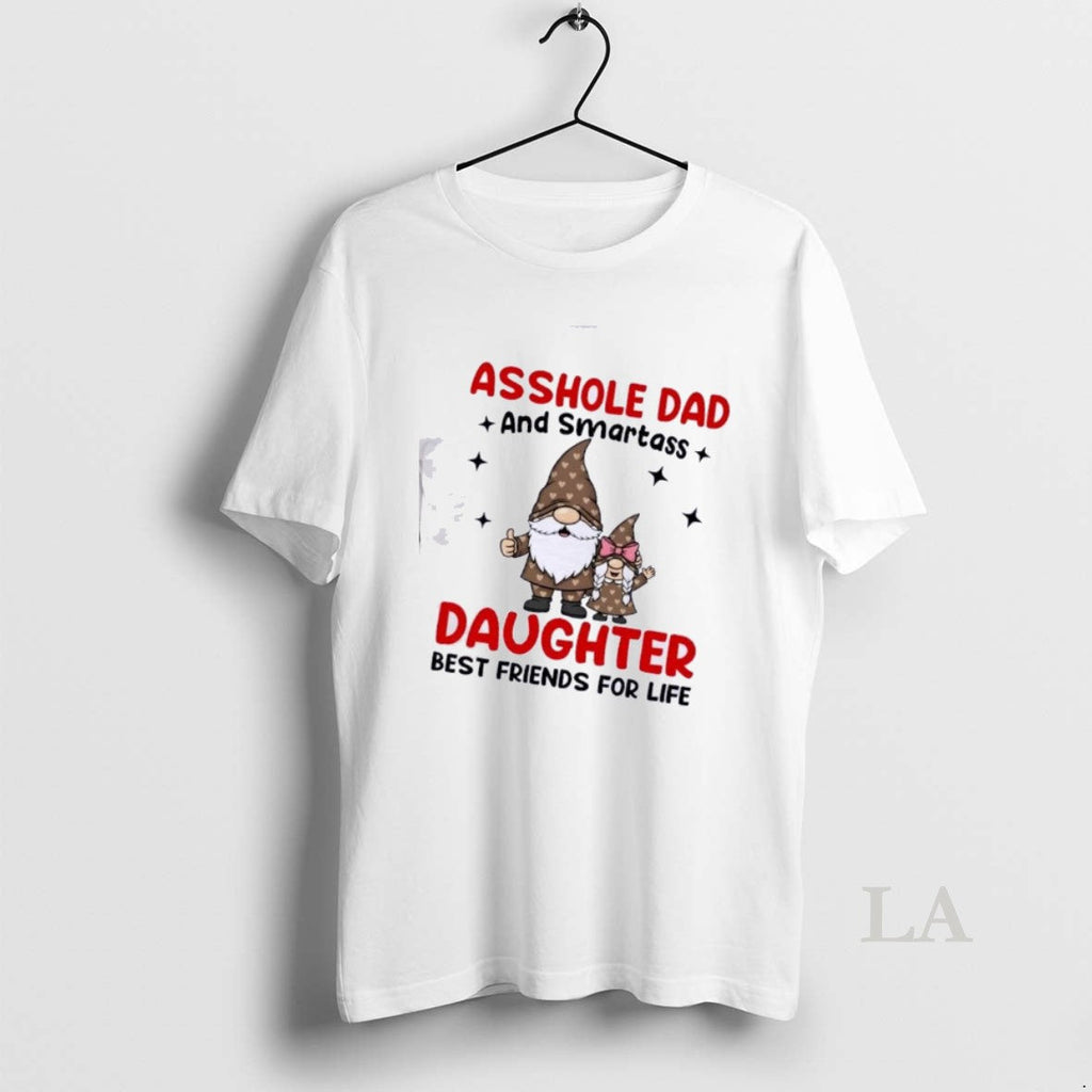 Original Gnomes Asshole Dad And Smartass Daughter - Adult & Kids T-Shirts, Sweatshirts & Hoodies apparel design preview 1