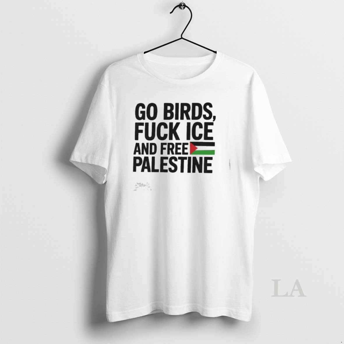 Original Go Birds Fuck Ice And Free Palestine - Adult & Kids T-Shirts, Sweatshirts & Hoodies apparel design preview 1