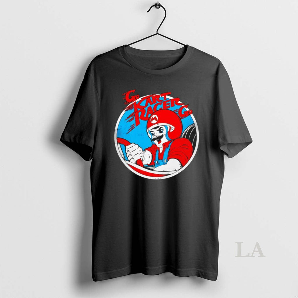 Original Go Kart Racer M Classic Video Game Character - Adult & Kids T-Shirts, Sweatshirts & Hoodies apparel design preview 1