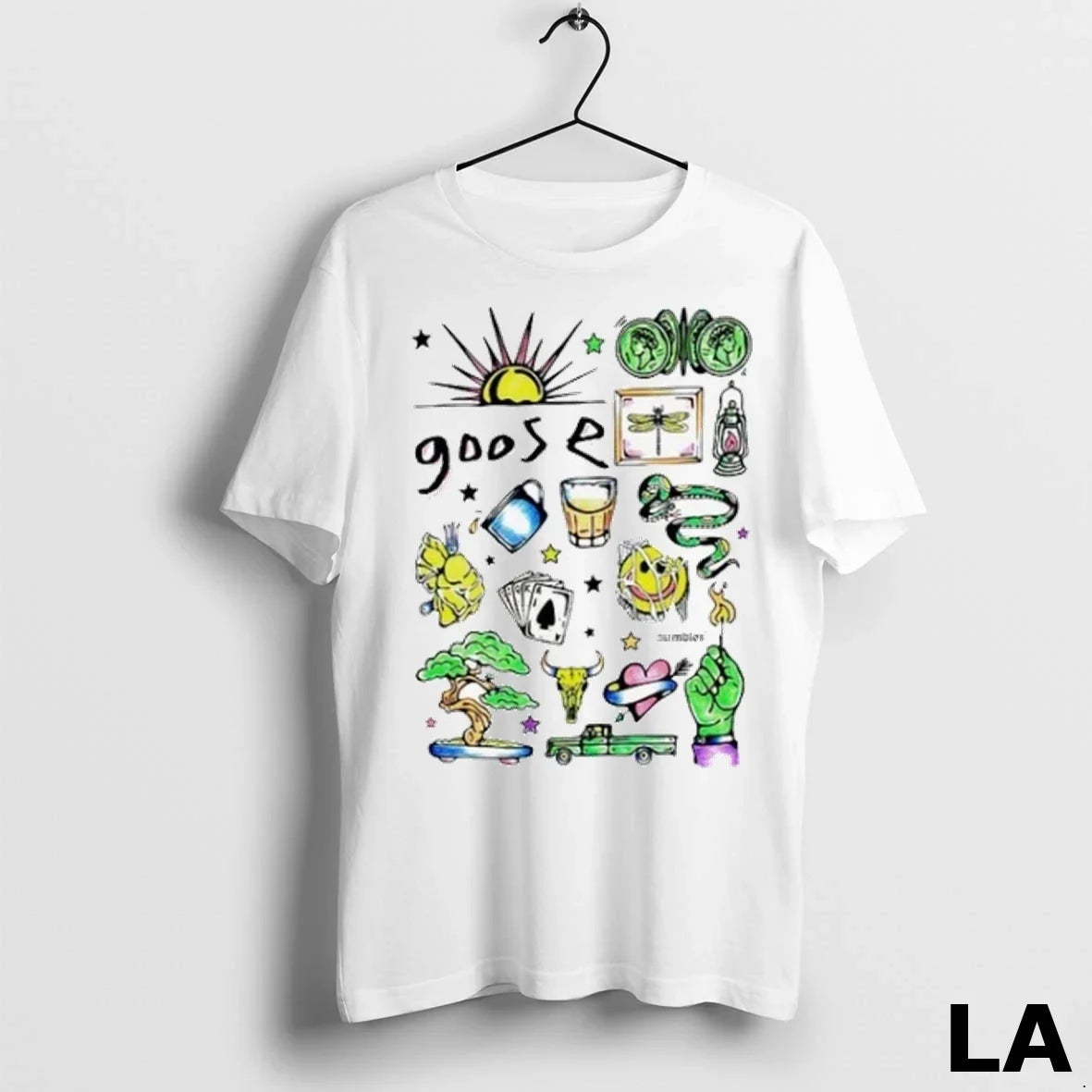 Original Goose Hand Colored Highlighter 2025 - Adult & Kids T-Shirts, Sweatshirts & Hoodies apparel design preview 1