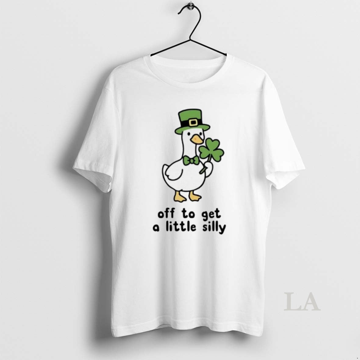 Original Goose Off To Get A Little Silly St Patricks - Adult & Kids T-Shirts, Sweatshirts & Hoodies apparel design preview 1