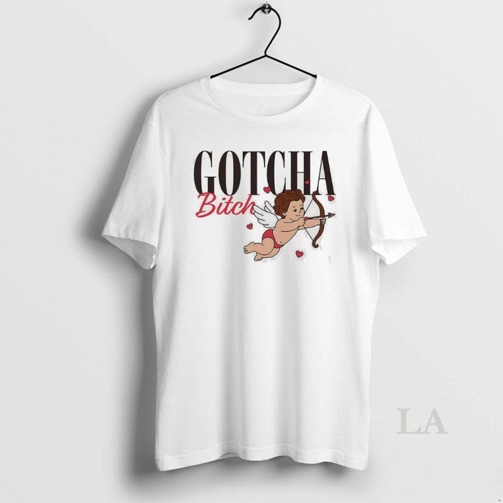 Original Gotcha Bitch Cupid God Love Roman Mythology - Adult & Kids T-Shirts, Sweatshirts & Hoodies apparel design preview 1
