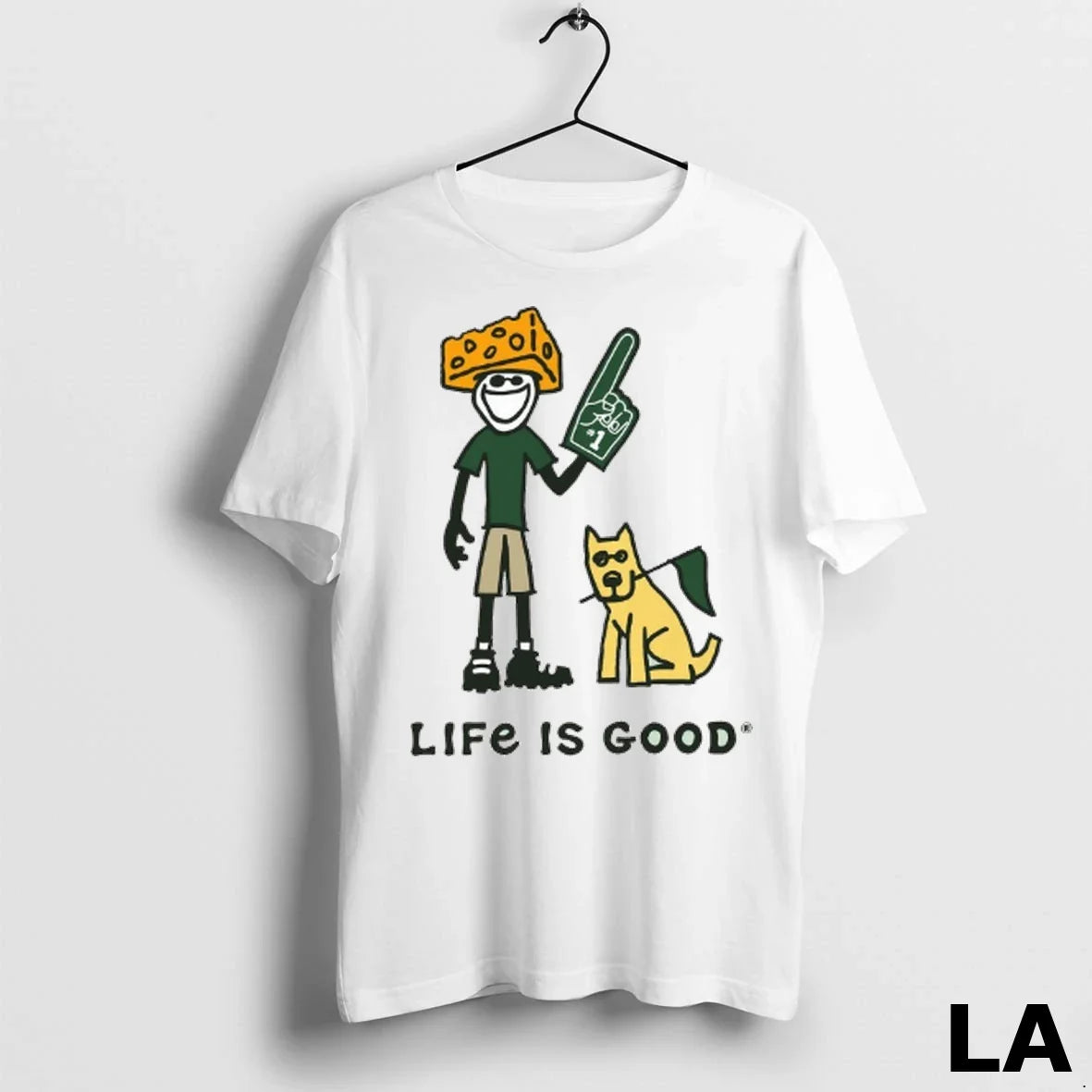 Original Green Bay Packers Lambeau Field Life Is Good - Adult & Kids T-Shirts, Sweatshirts & Hoodies apparel design preview 1
